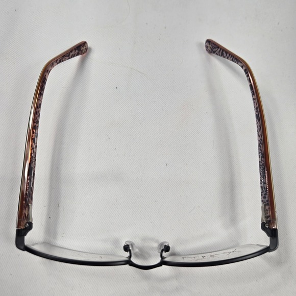 Nicole Miller Eyeglasses Black Frames‎ Leopard Print Arms 50-16-140 New main image 5